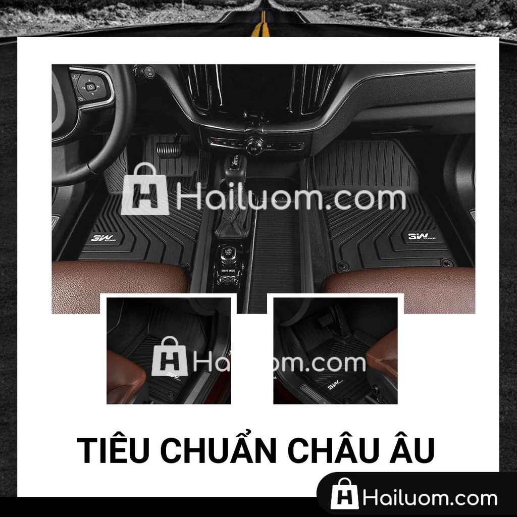 Thảm lót sàn ô tô Volvo XC60  - Thảm lót sàn ô tô 3W Nhựa TPE Đúc Khuôn Cao Cấp