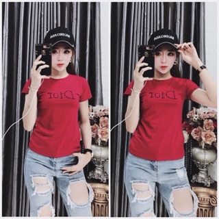 Áo thun thái thêu phom body
