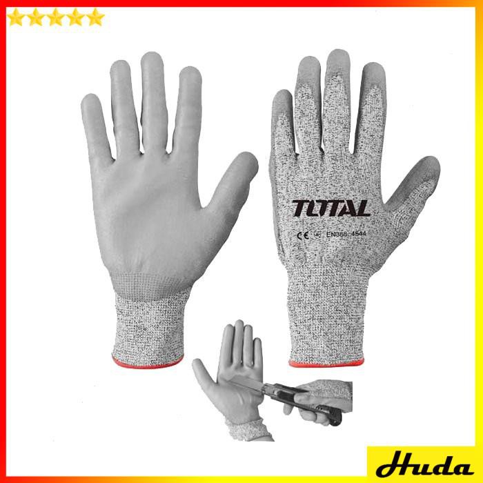 (Loại tốt) GĂNG TAY CHỐNG CẮT TOTAL - TSP1701 SIZE XL- Bao tay chống cắt Total TSP1701-XL POI