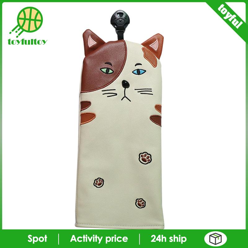 Vỏ Bọc Đầu Gậy Đánh Golf Bằng PU Cao Cấp Cho Golf Club FW UT 26x11.5cm UT