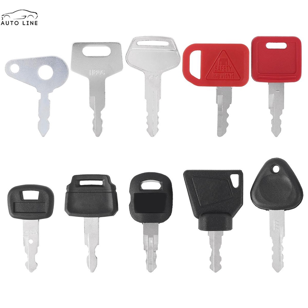 Bộ Chìa Khóa Đánh Lửa 10 Phím Cho Máy Xúc SHOPCYC3703