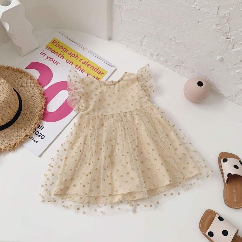 Đầm Công Chúa Bé Gái Hàng Qc - Váy cánh tiên dáng xoè