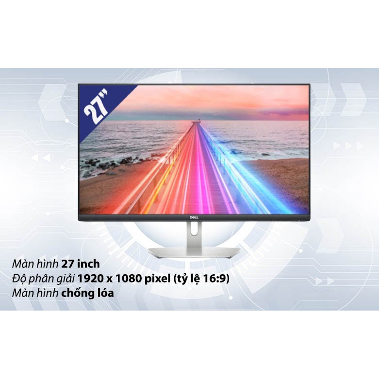 Màn hình Dell S2721HN 27 inch FHD IPS 75 Hz - Chính hãng BH 36 tháng