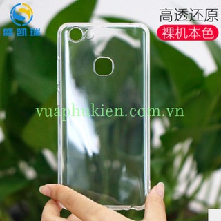 Ốp lưng silicon dẻo trong suốt cho Vivo V7 Plus, V7+