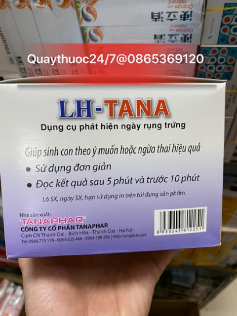 QUE THỬ RỤNG TRỨNG LH-TANA (12 que)