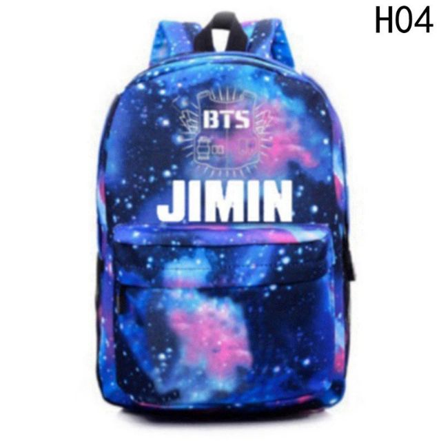 Balo canvas galaxy BTS 2 màu siêu hot