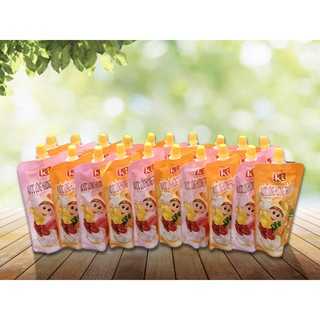 Nước uống trái cây hương đào thơm ngon hết ý