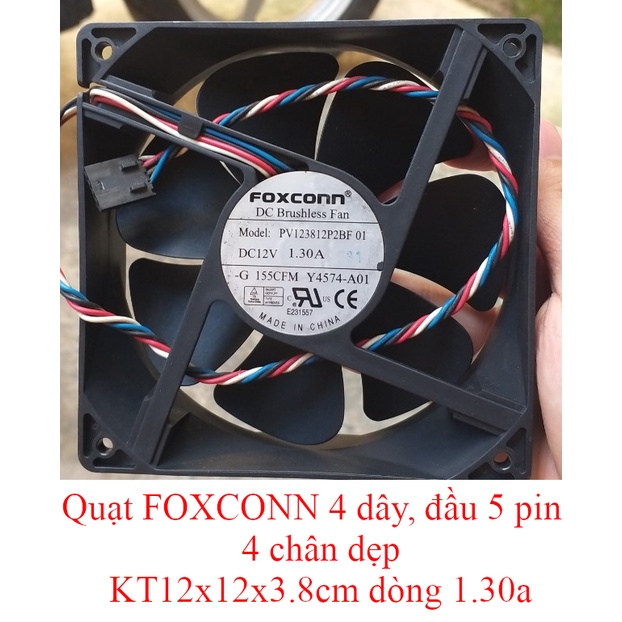 Fan quạt 12cm VUÔNG siêu mạnh tản nhiệt máy tính dòng 12v, hàng tháo máy Server, VUI LÒNG XEM KỸ HÌNH ẢNH VÀ MÔ TẢ