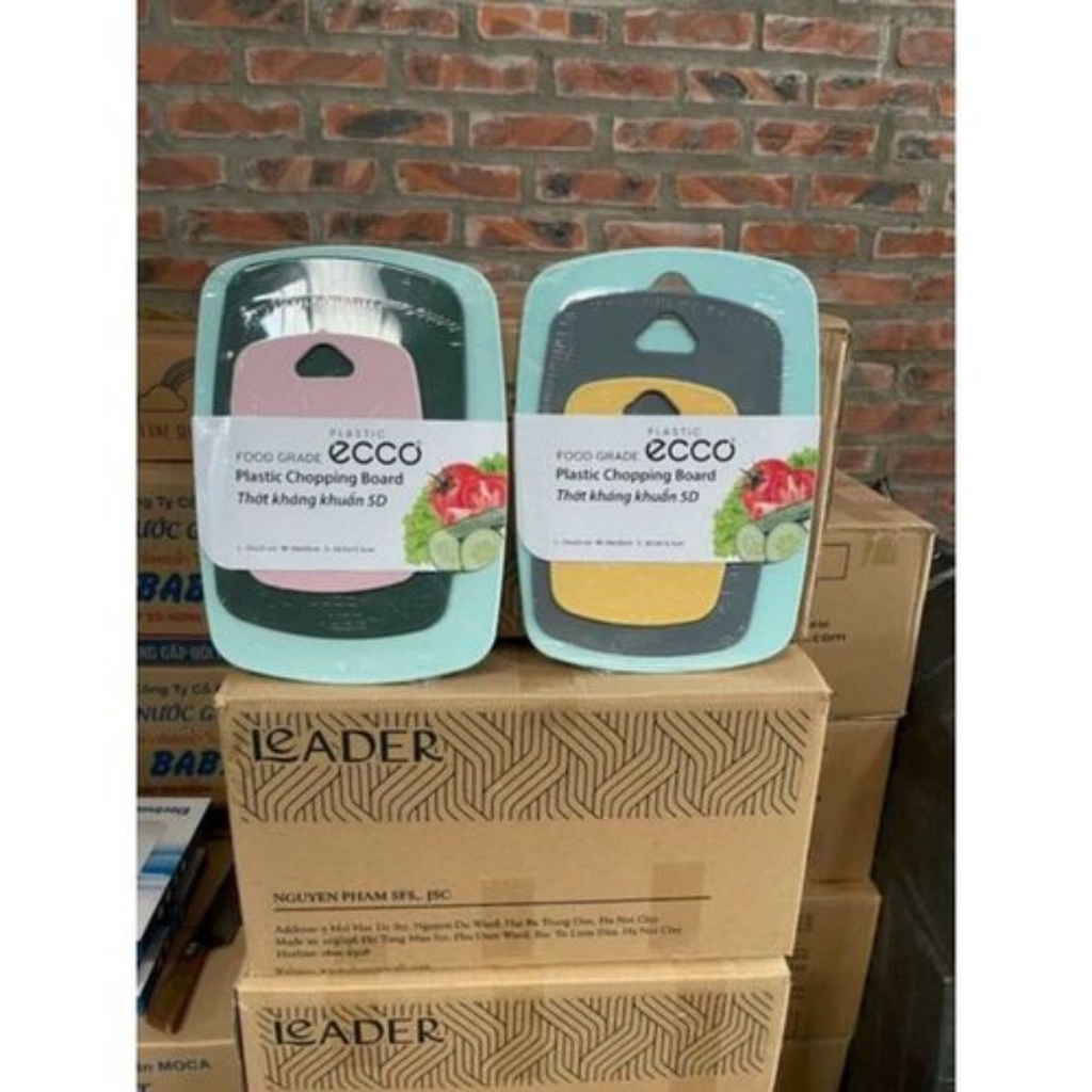 Thớt Nhựa kháng khuẩn - combo 3 thớt nhựa PP cao cấp chống nấm mốc decor nhà bếp tinh tế sang trọng hơn thớt gỗ nghiến