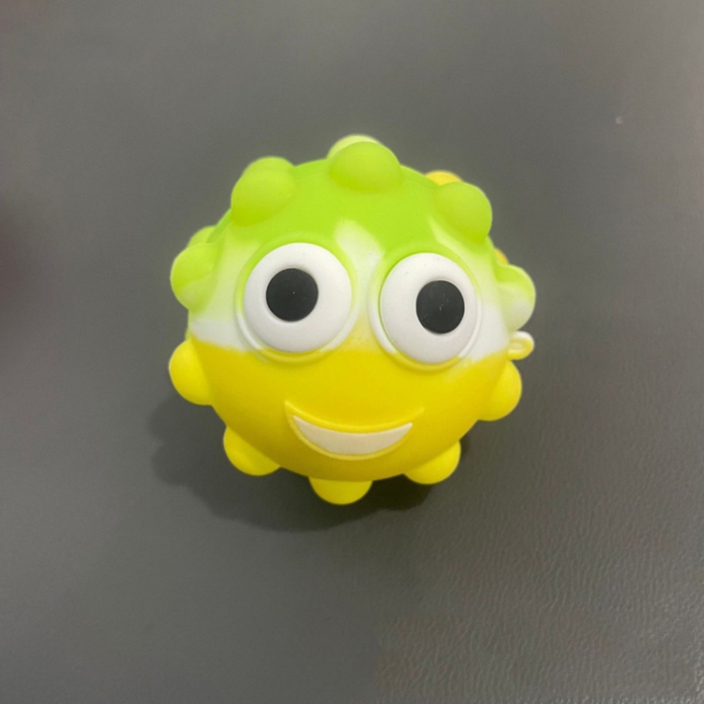 Đồ chơi nhấn bong bóng bằng silicon 3d đàn hồi có đèn led tùy chọn kiểu dáng và màu sắc
