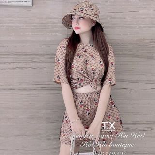 Bộ cotton đùi chuột