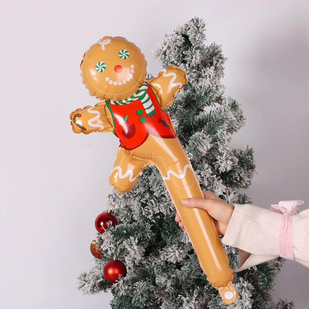 Bong Bóng Lá Nhôm Hình Ông Già Noel / Năm Mới Trang Trí Tiệc Giáng Sinh