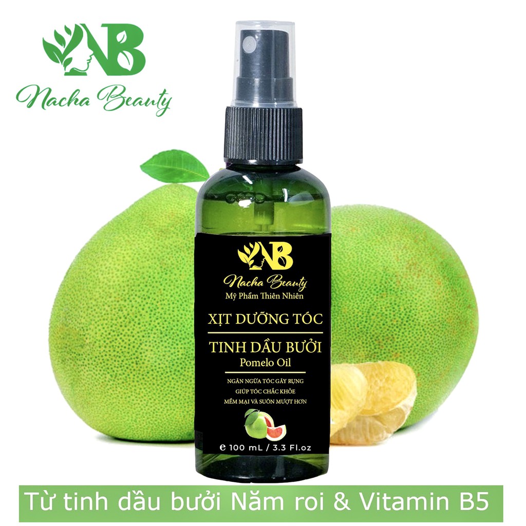 Xịt Dưỡng Tóc Pomelo Tinh Dầu Bưởi Cao Cấp - Nacha Beauty - Giải pháp cho các vấn đề về tóc