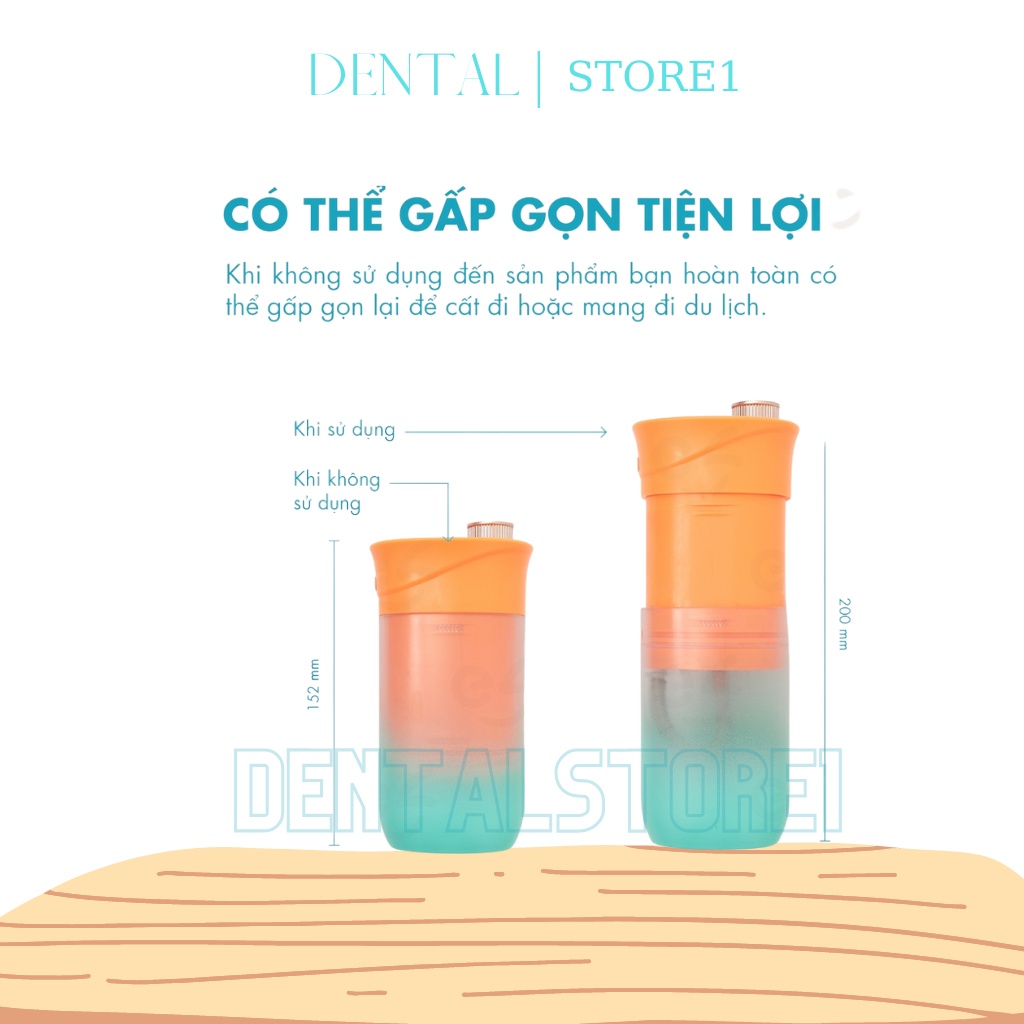 Máy tăm nước- Tăm nước cầm tay-Gấp gọn oral-Dental store- Mẫu mới nhất 2021- Tiện Lợi-Dễ Sử Dụng