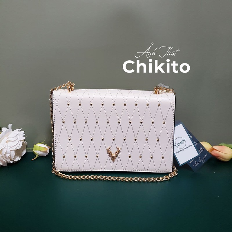 CHIKITO | ẢNH THẬT - LOẠI 1  FREESHIP  Túi Xách Nữ Rẻ Đẹp - Túi Xách Nữ Đeo Chéo Tán Đinh Cao Cấp Quảng Châu