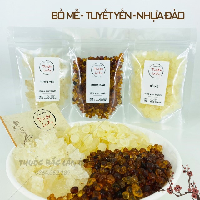 Combo: Bồ Mễ + Tuyết Yến + Nhựa Đào (Tặng Hạt Chia Khi Mua Từ 2 Set)