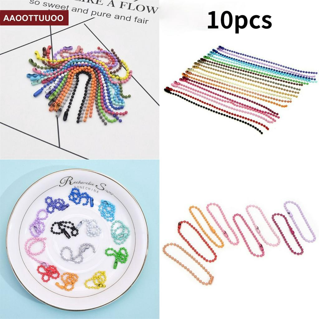 Dây Chuỗi Hạt Tròn 2.4mm 12cm Tự Làm Trang Sức Tiện Dụng