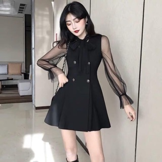 Váy đen hàng quảng châu cao cấp