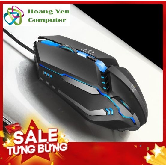 Chuột Có Dây Chasing Leopard K3 Led 7 Màu Đơn Sắc, 1600DPI - BH 12 Tháng - Hoàng Yến Computer