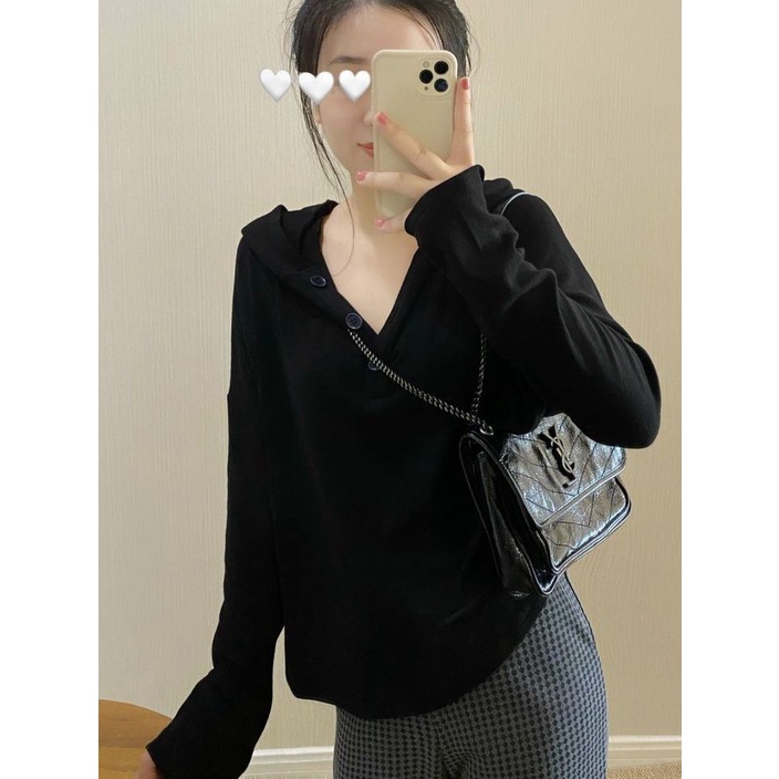 Jiashucheng Áo Hoodie Dáng Rộng Plus Size Thời Trang Xuân Thu Cho Nữ