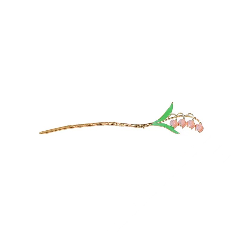 Kẹp Tóc Hình Hoa Tulip Bằng Kim Loại Thời Trang Hàn Quốc Cho Nữ