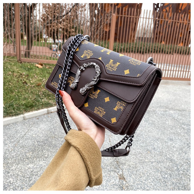 Túi xách đeo chéo, đeo vai nữ khóa rồng thời trang giá rẻ TKR