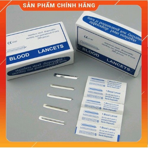 Kim Chích Mụn ANCETS Hộp 200 Chiếc, Kim Chọc Mụn LOẠI 1