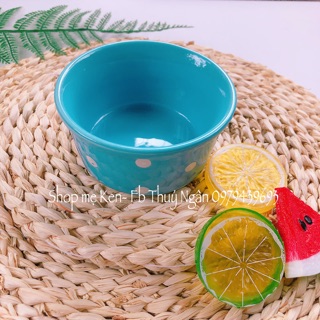 Bát sứ chấm bi cho bé ăn dặm