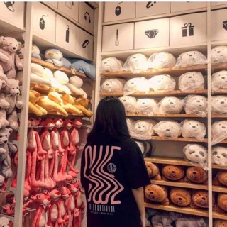 Áo thun tay lỡ Unisex freesize cotton.