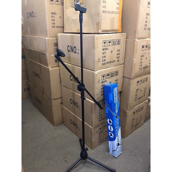 Chân đế đứng kẹp Micro bom mic stand-chân đế micro sân khấu
