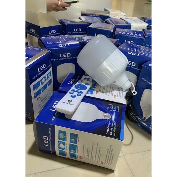 👉ĐÈN Bulb năng lượng mặt trời Công suất 50W- chính hãng MAYOR WOLF