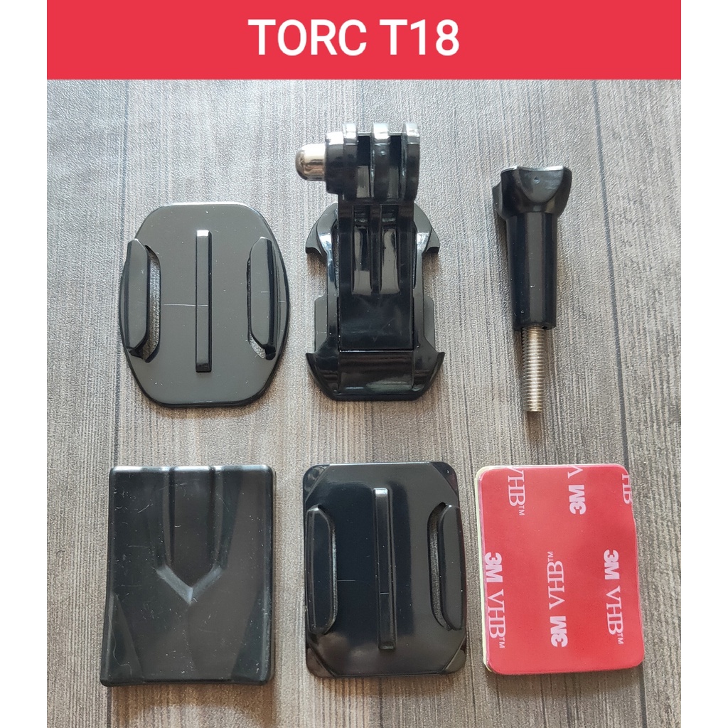 Bộ Mount gắn cằm camera hành trình cho mũ bảo hiểm Fullface - Pát gắn cằm camera - BIKER 176