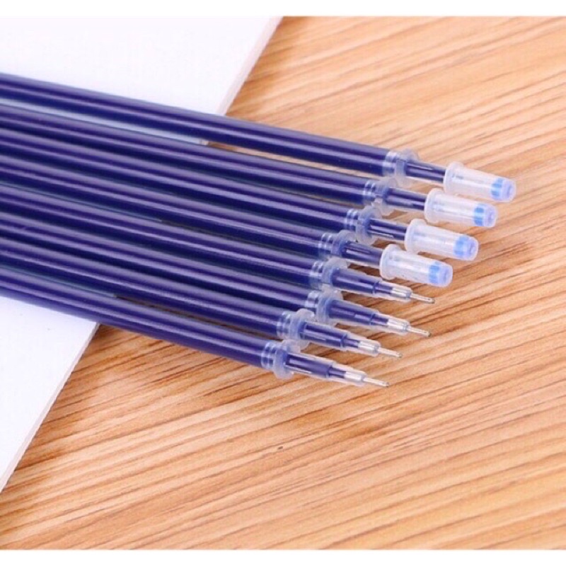 Combo 10 ruột bút nước, có 4 màu mực xanh, đỏ, tím, đen