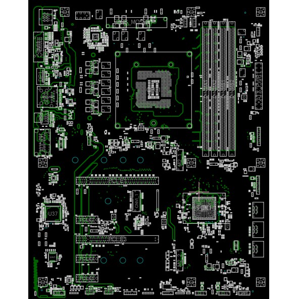 Sơ đồ mạch Boardview MS-7C22 ver 1.0 MS 7C22 dùng cho thợ sửa chữa