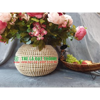 Chậu trồng cây cói bện. HÀNG SALE GIÁ SẬP SÀN