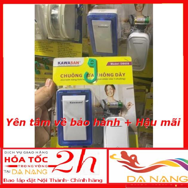 --sale000 **TRỢ GIÁ 2021** CHUÔNG CỬA KHÔNG DÂY KW-DB658