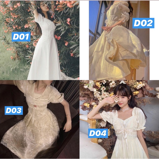 SẴN (D03/S) | Đầm tiểu thư dáng xoè đi tiệc, kỉ yếu,...