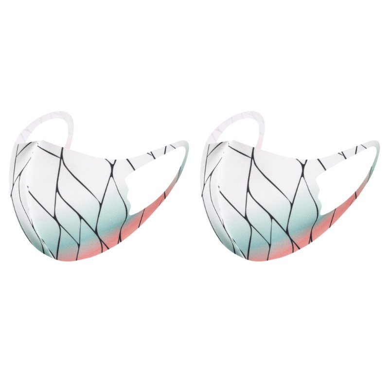 Khẩu Trang Chống Gió Chống Bụi Thoáng Khí In Hình Anime Demon Slayer