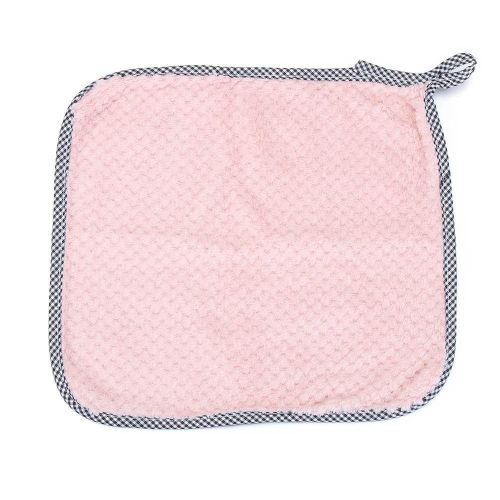 Khăn Lau Chén Dĩa Bằng Lông Cừu San Hô Dày Dặn Cho Nhà Bếp