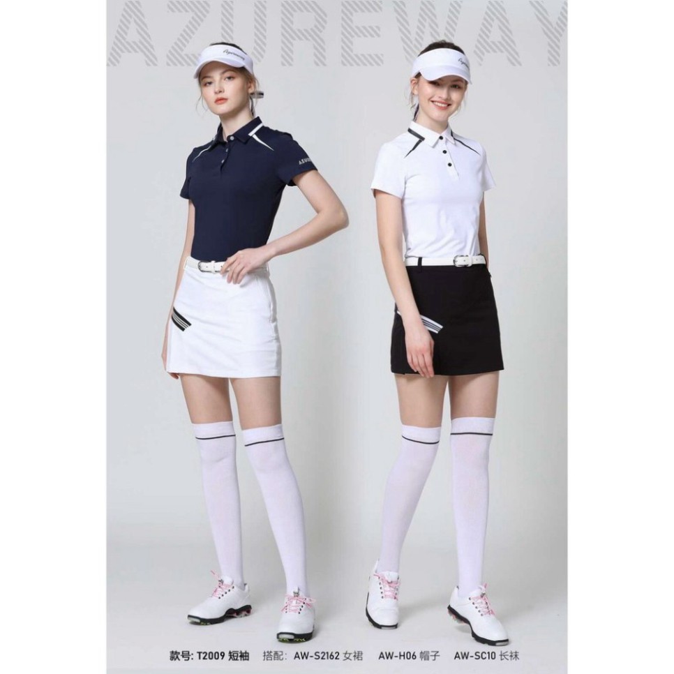 [ RẺ VÔ ĐỊCH ]  Áo golf cộc tay nữ cao cấp A.Zureway [ GOLF GIÁ SỈ ]