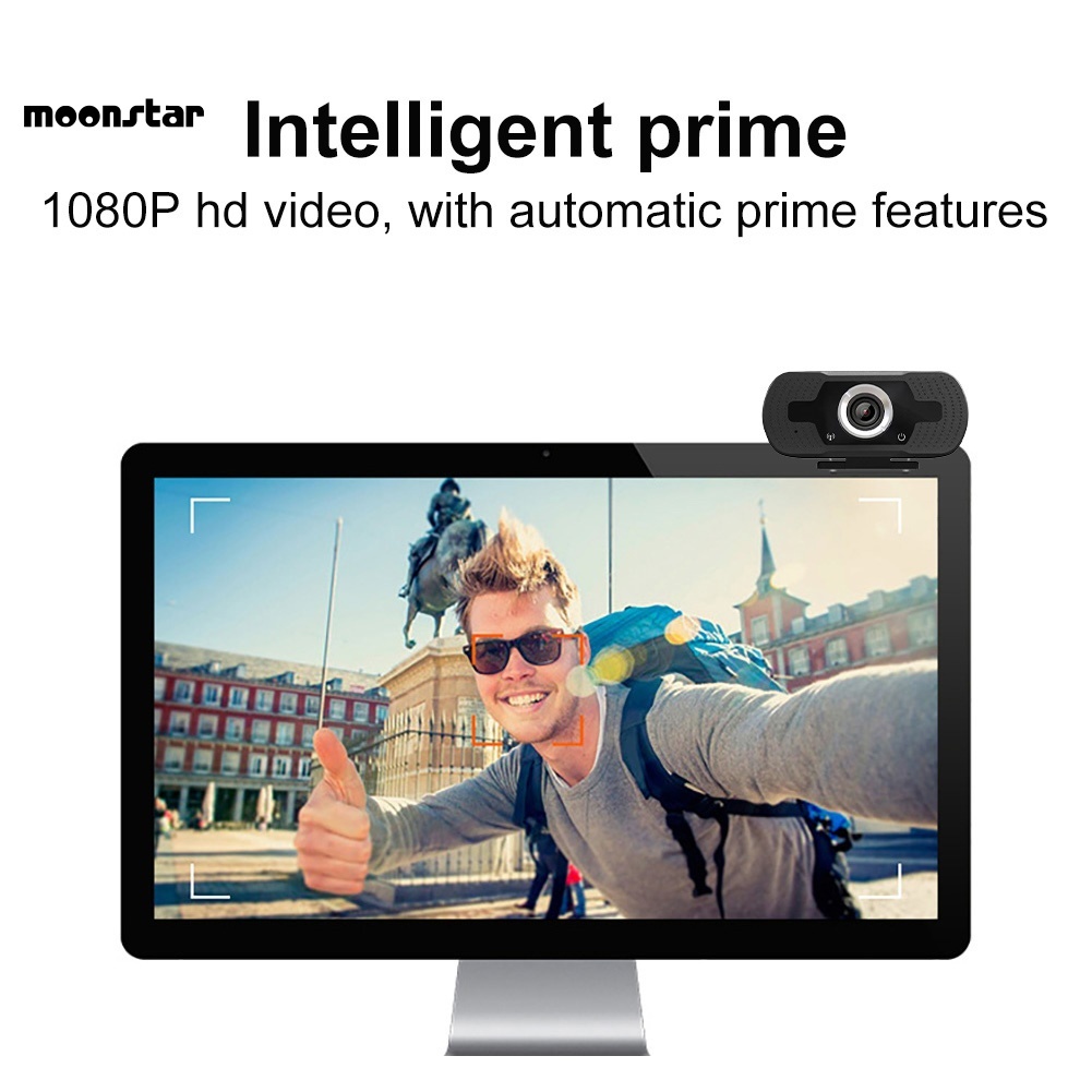 Webcam USB 2.0 độ phân giải cao 1080P kèm mic cho PC/Laptop | BigBuy360 - bigbuy360.vn