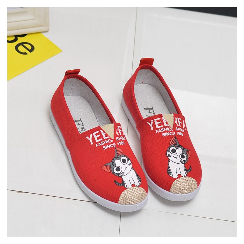 Giày slip on Giày lười mèo cá tính GTTG29