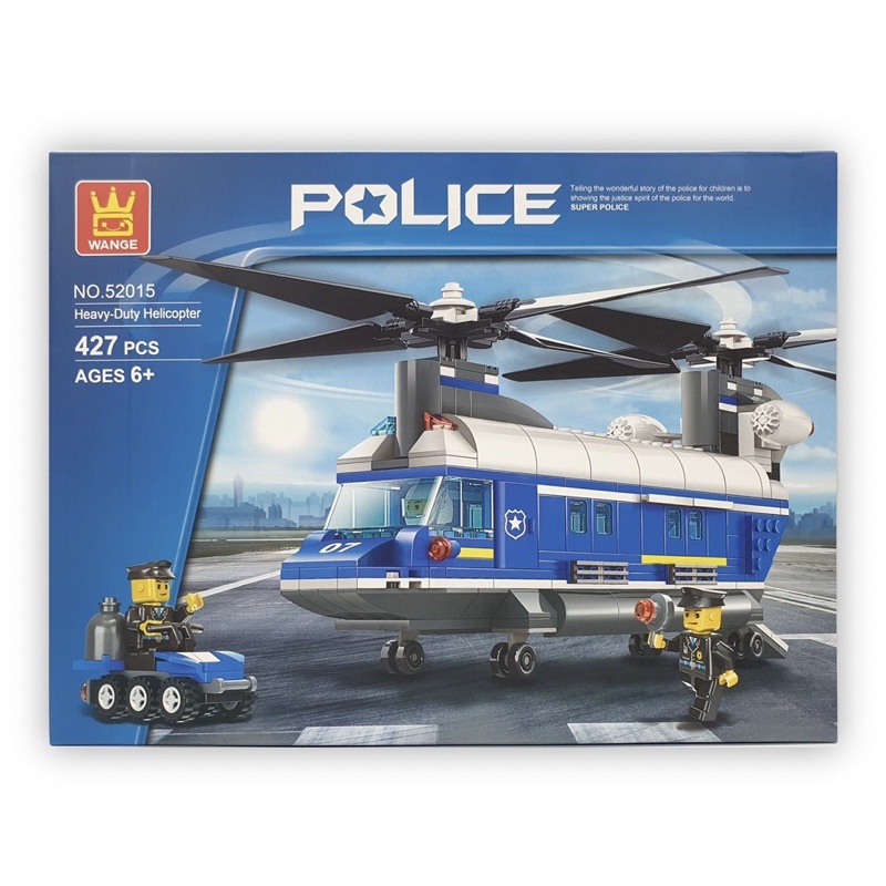Lắp ráp xếp hình cities 52015 - Mô hình trực thăng hạng nặng 427 chi tiết