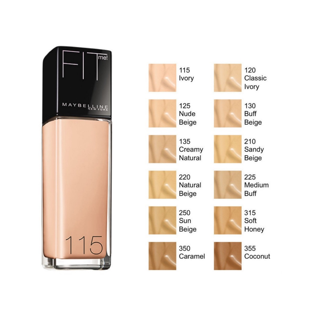 Kem Nền Maybelline Fit Me - Kem Nền BB Cream Kiềm Dầu Lâu Trôi Maybeline - Đồ Trang Điểm Makeup Da Dầu Mụn Khô