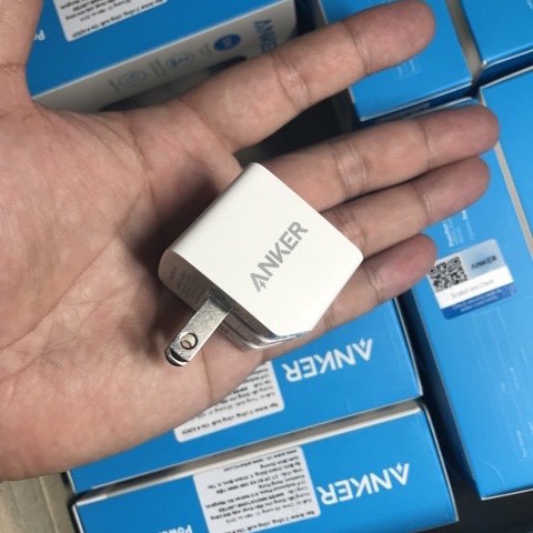 Sạc ANKER PowerPort Mini 12W 2 Cổng sạc nhanh cho Iphone Ipad - Mã A2620