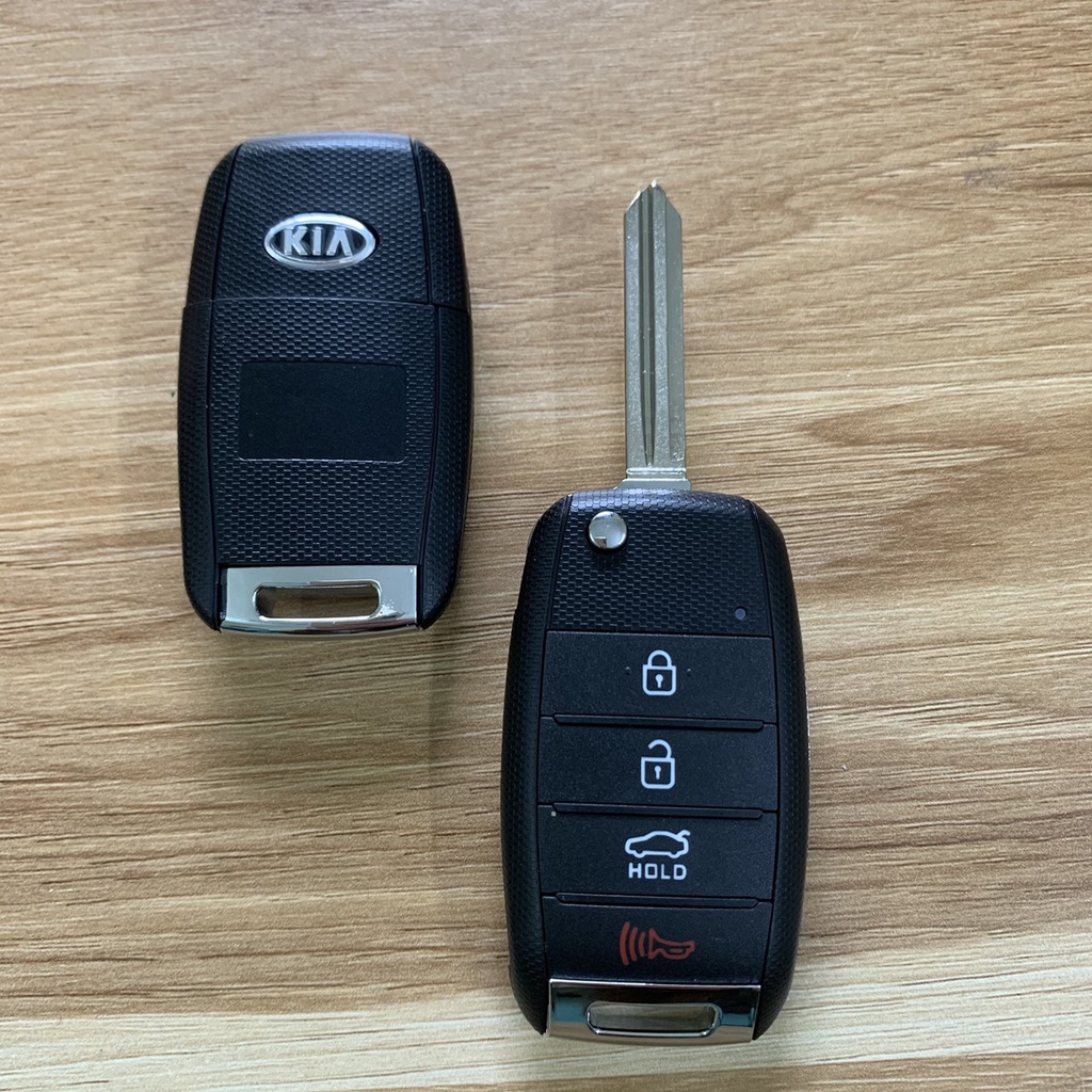 Vỏ Chìa Khóa Gập Cho Xe KIA - 4 Nút Thông Minh Điều Khiển Từ Xa