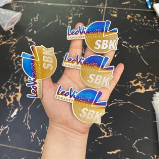 Logo titan LeoVinCe luôn keo 3M dán mọi nơi