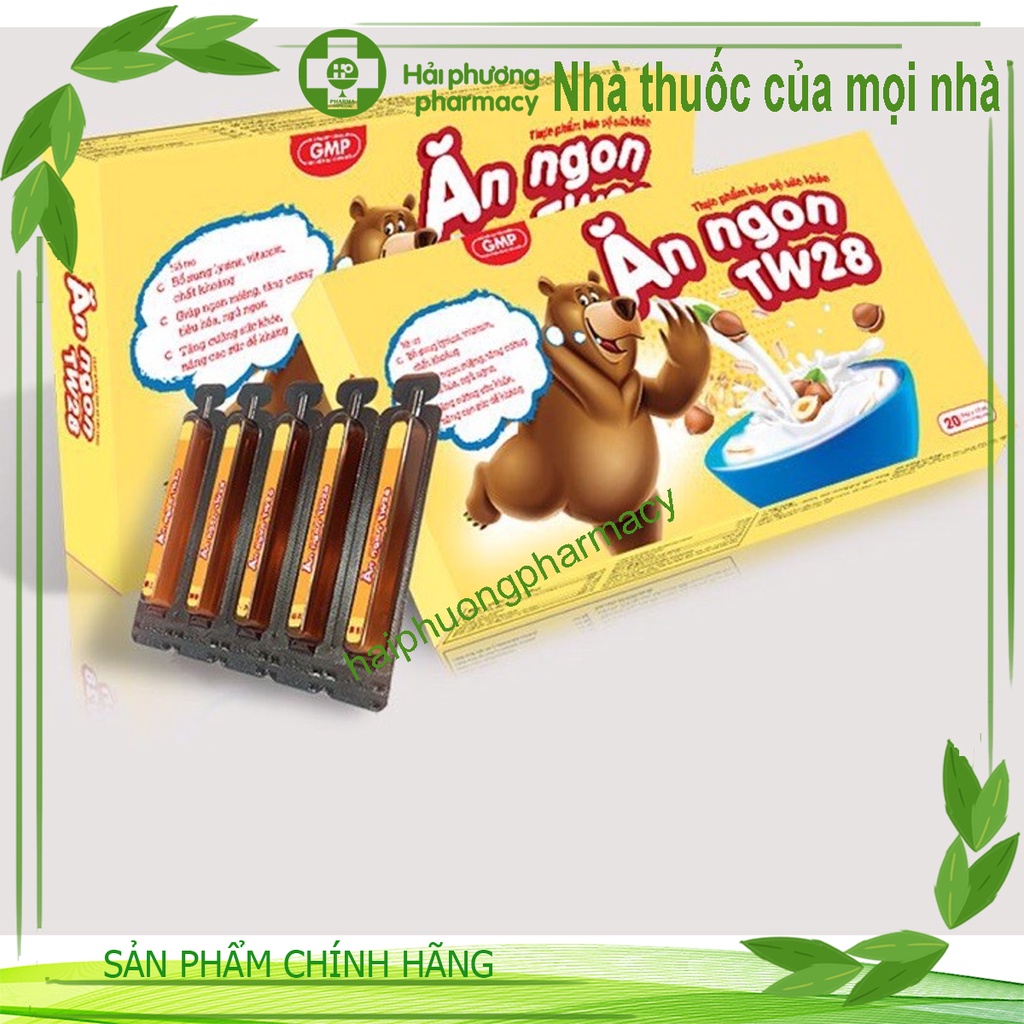 Ăn ngon TW28 - Siro uống hỗ trợ ăn ngon, tăng cường tiêu hóa, tăng cường đề kháng