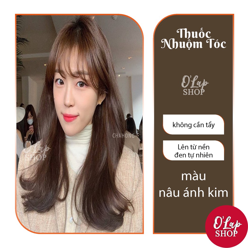 Thuốc nhuộm tóc màu nâu oliu tại nhà giá rẻ chính hãng OLAP OL46