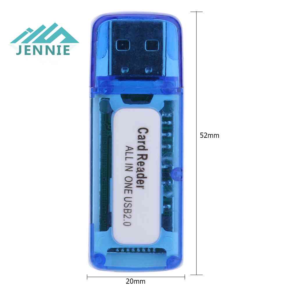 Đầu Đọc Thẻ Nhớ USB 2.0 4 Trong 1 Cho Micro SD TF M2